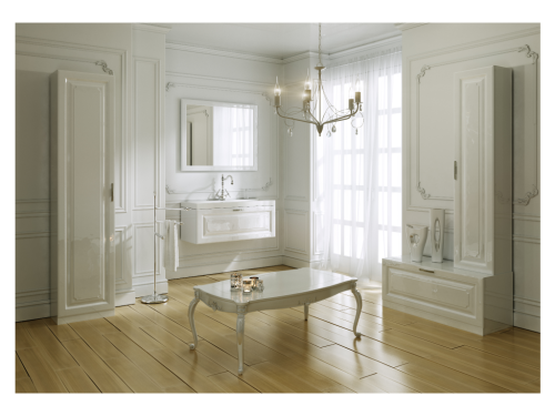 Тумба дополнительная AQWELLA Empire 100 Белый Emp.03.10/W